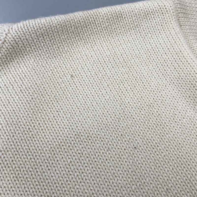 【中古品】【メンズ】 STUSSY ステューシー CURLY S SWEATER 115652 カーリーS セーター ニット 142-260524-as-24-izu サイズ:L カラー:クリーム系 万代Net店