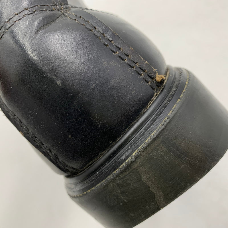 【中古品】【メンズ/レディース】 RED WING レッドウィング 8133 刺繍羽タグ USA製 SUPERSOLE 6-INCH MOC-TOE スーパーソール 6インチ モックトゥ ブーツ靴 164-260513-kh-18-izu サイズ:6 1/2D カラー:ブラック 万代Net店