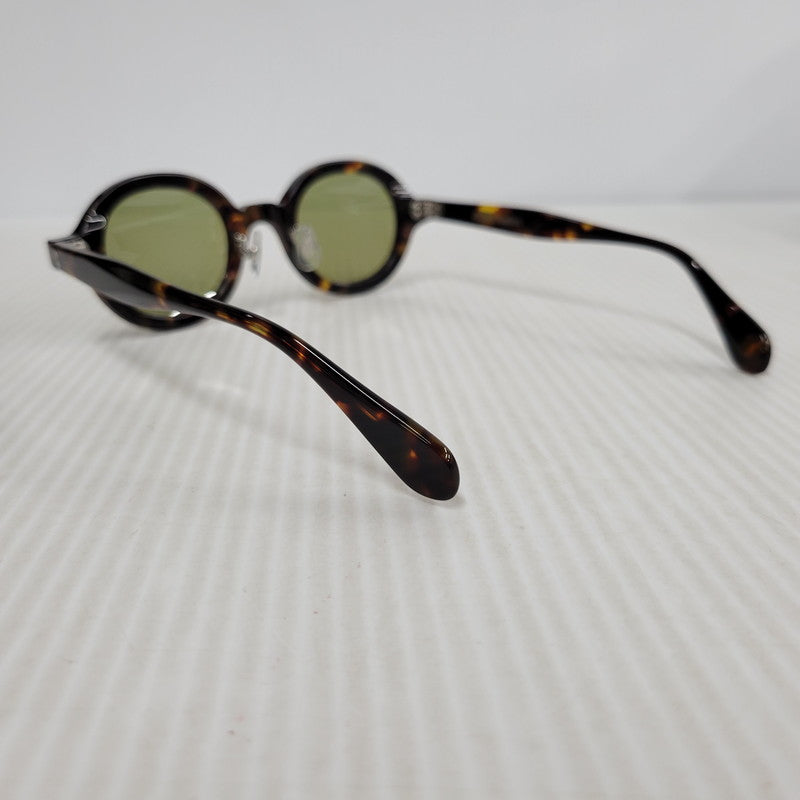 【中古美品】【メンズ/レディース】 AUTHEN AUTHEN オーセンオーセン AA54816 ROUMD DEMI ラウンド デミ サングラス 203-260515-cs-04-izu サイズ:43口24-145 カラー:ブラウン系×グリーン 万代Net店