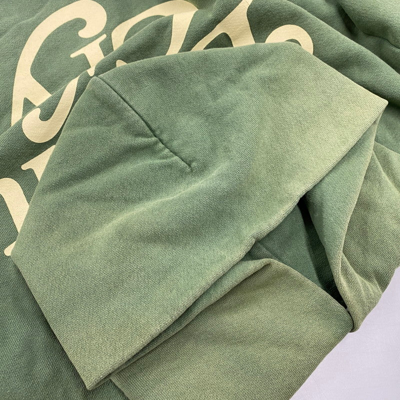 【現状渡し品】【メンズ】 GIRLS DON'T CRY ガールズ ドント クライ LOGO HOODIE ロゴ フーディ トップス スウェット 142-260515-ya-09-izu サイズ:M カラー:グリーン 万代Net店
