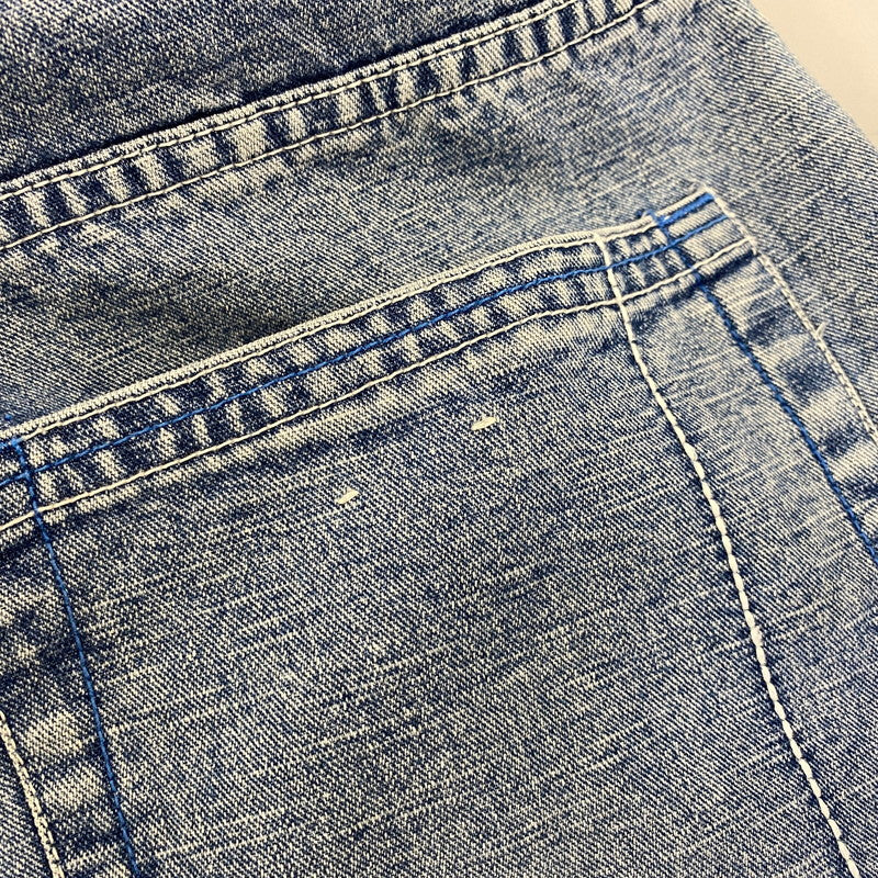 【中古品】【メンズ】 CLENCH クリンチ PATCH DENIM PANTS パッチ デニム パンツ ボトムス ズボン 157-260719-cs-10-izu サイズ:34 カラー:インディゴ 万代Net店