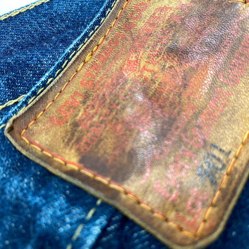【中古品】【メンズ】 Levi's リーバイス 701XX DENIM PANTS デニムパンツ 日本製 刻印J22 シンチバック 赤耳 復刻 ジーンズ ボトムス 157-260524-as-33-izu サイズ:27×34 カラー:インディゴ 万代Net店