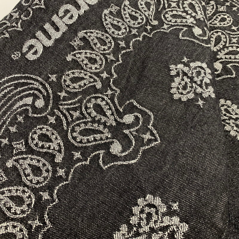 【中古美品】【メンズ】 SUPREME シュプリーム 25SS BANDANA JACQUARD BAGGY JEAN バンダナ ジャガード バギー ジーンズ パンツ ボトムス ズボン 149-260517-cs-28-izu サイズ:34 カラー:ブラック 万代Net店