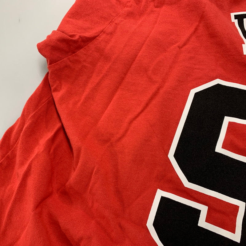 【中古品】【メンズ】 BAPE ベイプ × MITCHELL&NESS ミッチェルアンドネス BULLS TEE ブルズ Tシャツ トップス 142-260517-kh-18-izu サイズ:M カラー:レッド 万代Net店