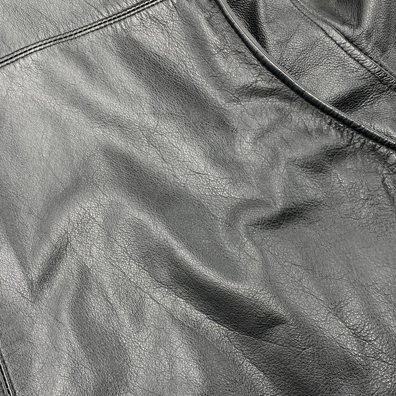 【中古品】【メンズ】 ST.JOHN'SBAY セントジョンズベイ LEATHER JACKET レザージャケット アウター 146-260519-as-10-izu サイズ:L カラー:ブラック 万代Net店