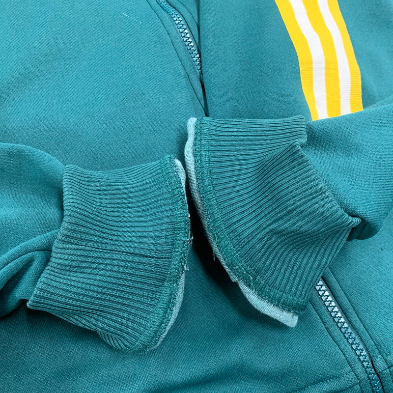 【中古品】【メンズ】 ADIDAS アディダス G76169 FLOCK ZIP HOODIE フロック ジップ フーディ トップス 長袖 148-260528-ya-07-izu サイズ:JPN4XO カラー:グリーン 万代Net店
