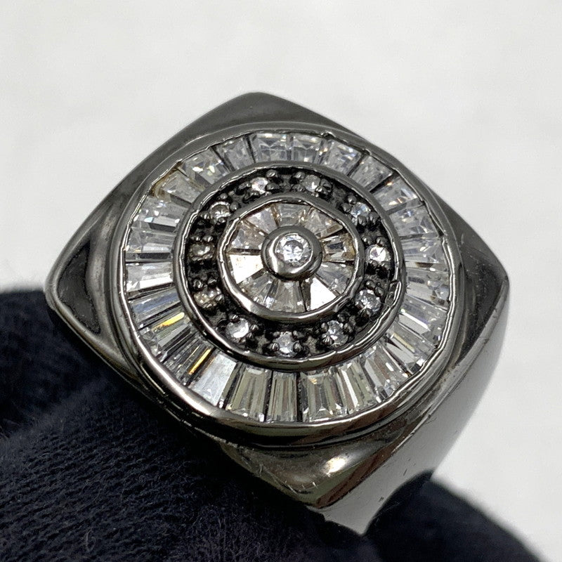 【中古品】【メンズ/レディース】 AVALANCHE アヴァランチ 925 AZTEC RING アズテック リング 指輪 アクセサリー 192-260525-ya-13-izu カラー:ブラック 万代Net店
