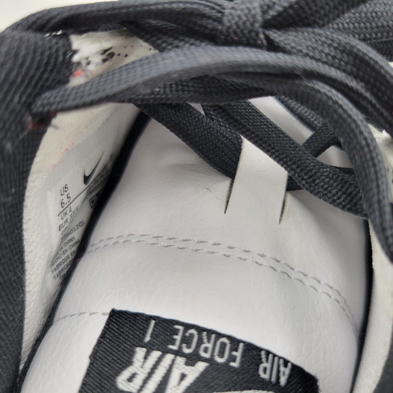 【中古品】【レディース】 NIKE ナイキ WMNS AIR FORCE 1 '07 MINI JEWEL IB6543-101 ウィメンズ エア フォース 1 '07 ミニ ジュエル スニーカー 靴 166-260529-as-04-izu サイズ:23.5cm カラー:ホワイト×ブラック 万代Net店