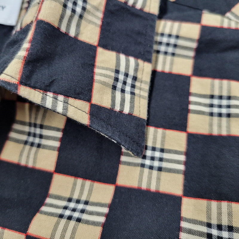 【中古品】【メンズ】 BURBERRY バーバリー TRULO CHECK S/S SHIRT 8029595 チェック ショートスリーブ シャツ 半袖 トップス 141-260530-as-07-izu サイズ:S カラー:マルチカラー 万代Net店