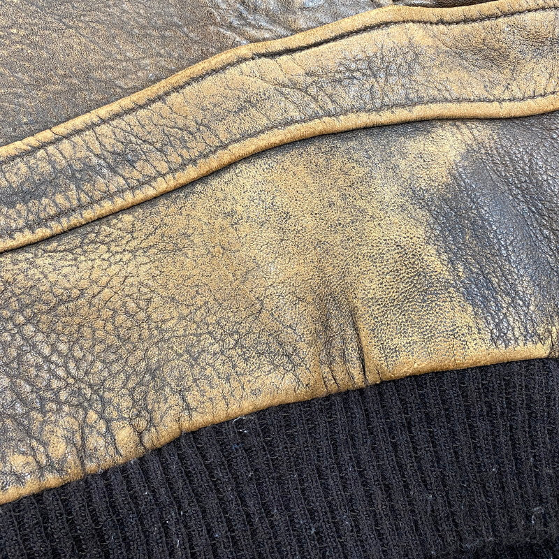 【中古品】【メンズ】 AVIREX アヴィレックス 7823 USA製 80-90S TYPE G-2 FLIGHT JACKET タイプ ジーツー フライト ジャケット アウター 145-260527-cs-01-izu サイズ:44 カラー:ブラウン 万代Net店
