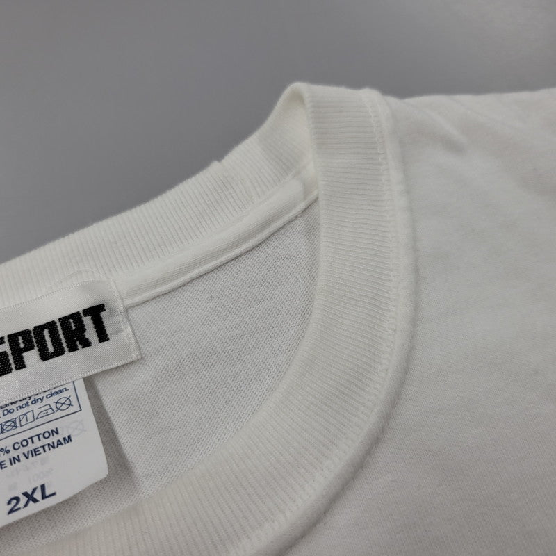 【中古品】【メンズ】 TRANSPORT トランスポート LAUREL S S TEE ローレル ショートスリーブ Tシャツ トップス 半袖 142-260602-ya-16-izu サイズ:2XL カラー:ホワイト 万代Net店