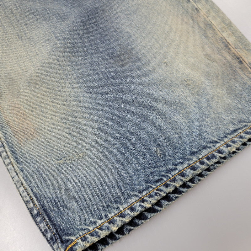 【中古美品】【メンズ】 ANCELLM アンセルム ANC-#05-26SS-D #05 AGING TYPE-D デニムパンツ 151-260530-as-12-izu サイズ:2 カラー:INDIGO 万代Net店