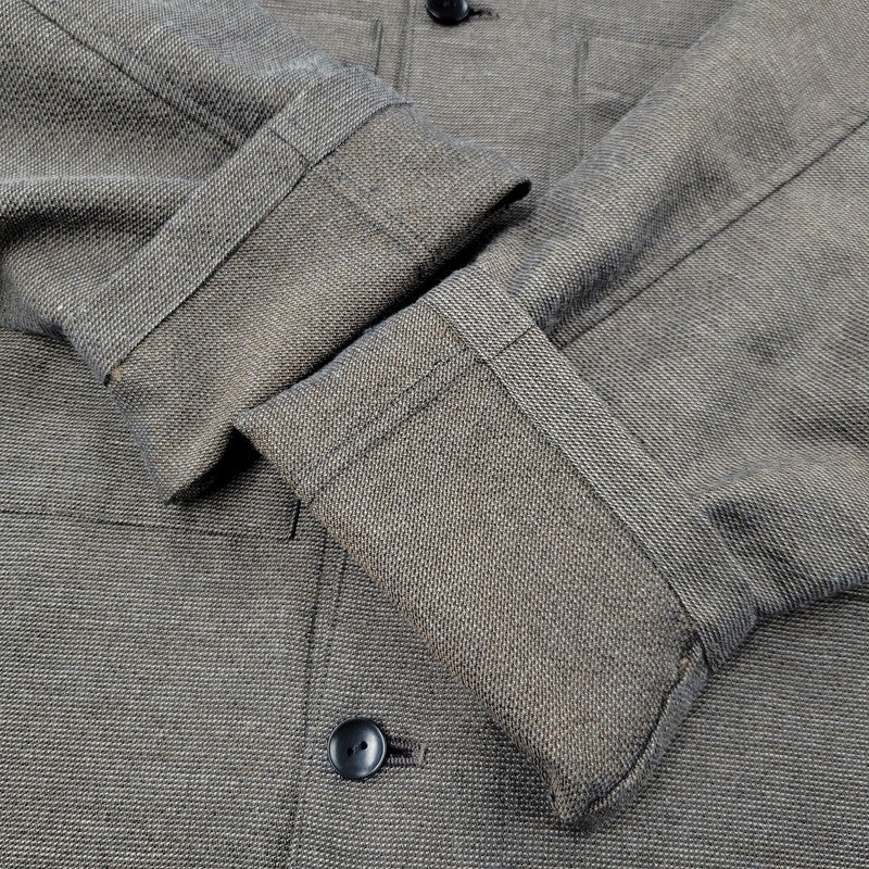 【中古美品】【メンズ】 STILL BY HAND スティルバイハンド MIXED COLOUR SHIRT JACKET BL04261 ミックスカラーシャツジャケット 140-260530-as-04-izu サイズ:46 カラー:ブラウン 万代Net店