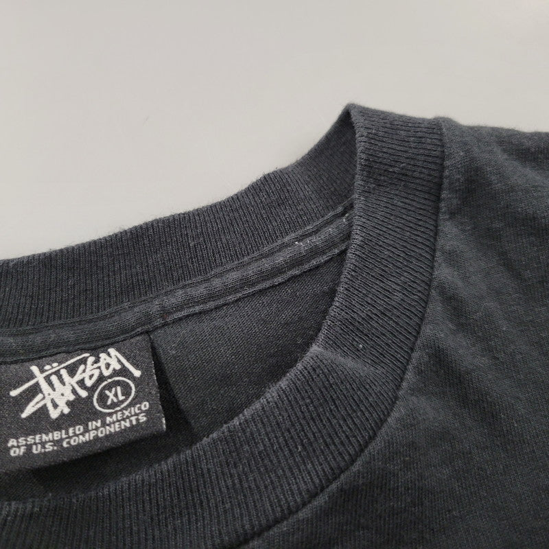 【中古品】【メンズ】 STUSSY ステューシー × KOSTAS コスタス 7TH ANNIVERSARY TEE 7周年 Tシャツ 新宿チャプト メキシコ製 142-260602-as-23-izu サイズ:XL カラー:ブラック 万代Net店