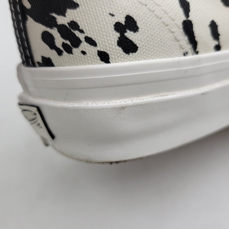 【中古品】【メンズ】 VANS バンズ AUTHENTIC 44 COW BLACK MARSHMALLOW 721356 オーセンティック 44 カウブラック マシュマロ スニーカー シューズ 靴 162-260603-ay-12-izu サイズ:30cm カラー:ホワイト×ブラック 万代Net店