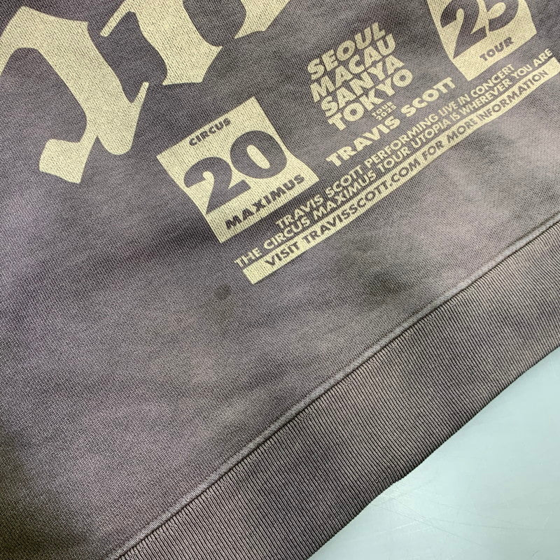 【中古品】【メンズ】 TRAVIS SCOTT トラヴィス・スコット CIRCUS MAXIMUS TOUR 2025 JAPAN ZIP HOODIE ジップ フーディ パーカー 142-260608-as-10-izu サイズ:XXL カラー:パープル系 万代Net店