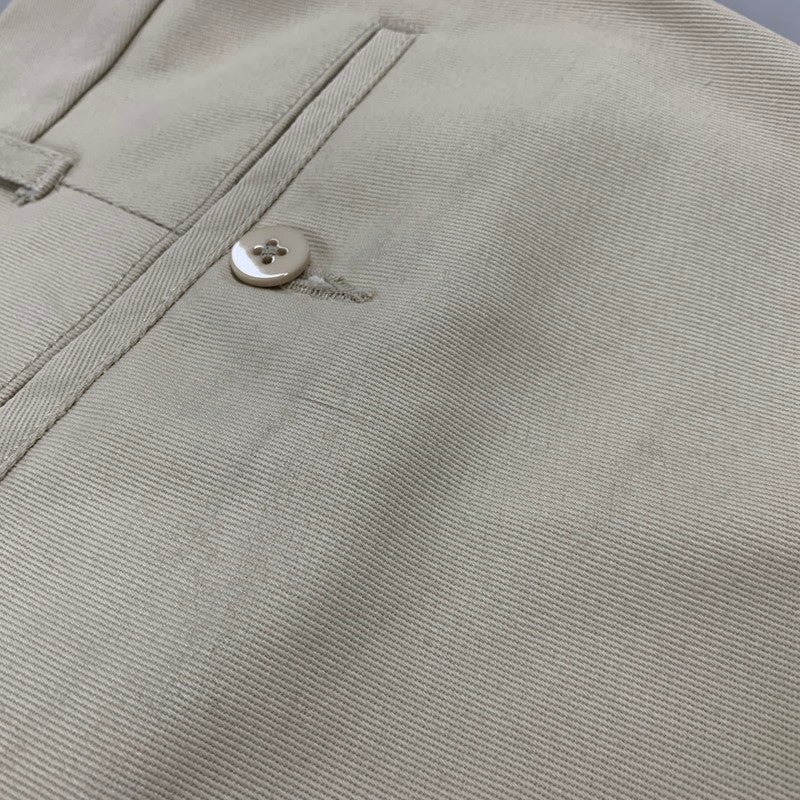 【中古品】【メンズ】 WACKO MARIA ワコマリア × DICKIES ディッキーズ 25FW-WMP-DC01 PLEATED TROUSERS プリーツ トラウザーズ パンツ ボトムス 153-260607-kh-15-izu サイズ:M カラー:オフホワイト系 万代Net店