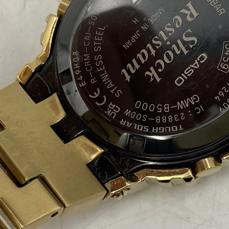 【中古品】【メンズ/レディース】 G-SHOCK ジーショック GMW-B5000GD-9JF 5000 SERIES FULL METAL TOUGH SOLAR WATCH シリーズ フル メタル タフ ソーラー ウォッチ 腕時計 時計 196-260609-cs-09-izu サイズ:49.3 × 43.2 × 13 mm カラー:ゴールド 万代Net店
