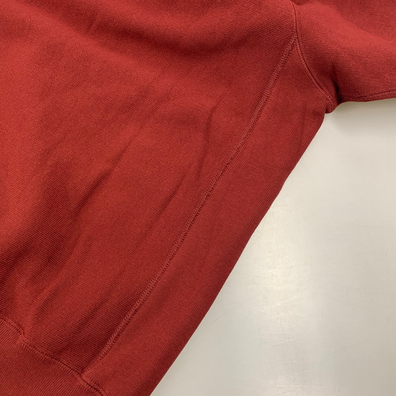 【中古美品】【メンズ】 MIN-NANO ミンナノ × CHAMPION チャンピオン REVERSE WEAVE SWEAT HOODIE C8-C124 リバースウィーブ スウェットフーディー パーカー 140-260607-as-14-izu サイズ:L カラー:レッド系 万代Net店