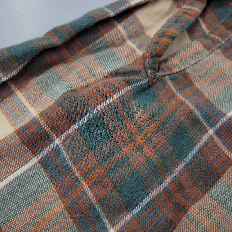 【中古品】【メンズ】 WOOLRICH ウールリッチ L/S CHECK SHIRT 2402C ロングスリーブ チェックシャツ USA製 白タグ 長袖 146-260614-as-14-izu サイズ:XL カラー:マルチカラー 万代Net店