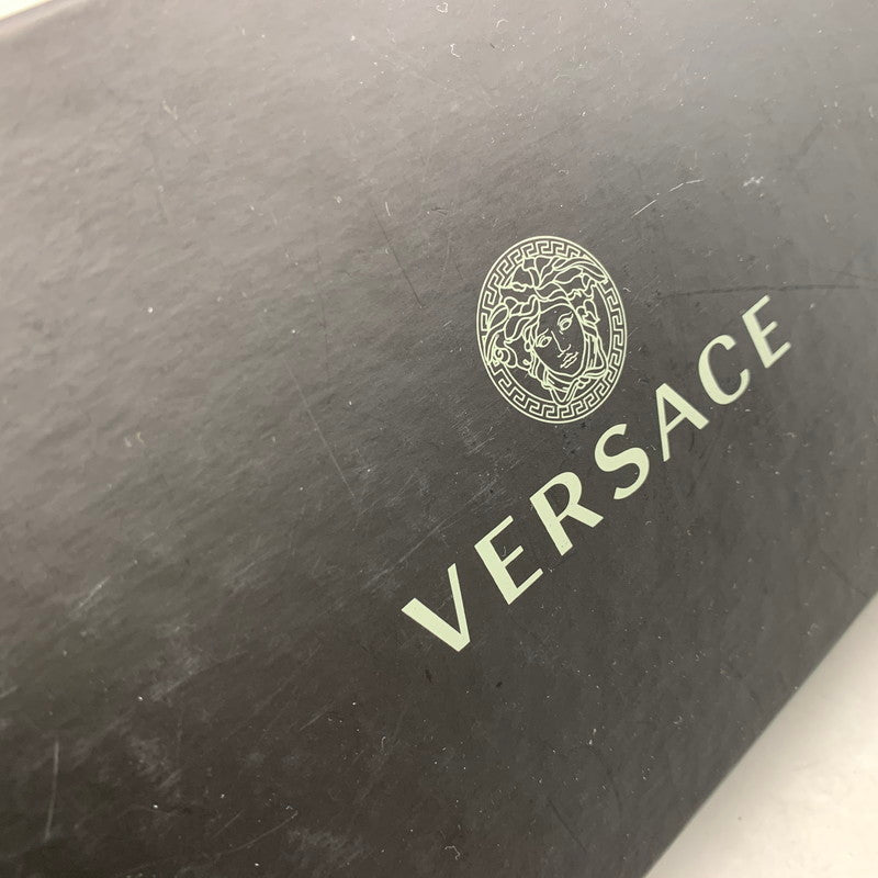 【中古品】【メンズ/レディース】 VERSACE ヴェルサーチ VIRTUS ROUND ZIP WALLET ヴィルトゥス ラウンドジップ ウォレット 長財布 181-260614-as-18-izu カラー:ベージュ 万代Net店