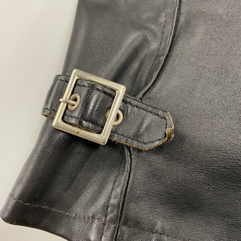 【中古品】【メンズ】 SCHOTT ショット 641 USA製 BOA LINER STANDCOLLAR SINGLE RIDERS JACKET ボア ライナー スタンドカラー シングル ライダース ジャケット アウター 145-260615-cs-01-izu サイズ:40 カラー:ブラック 万代Net店