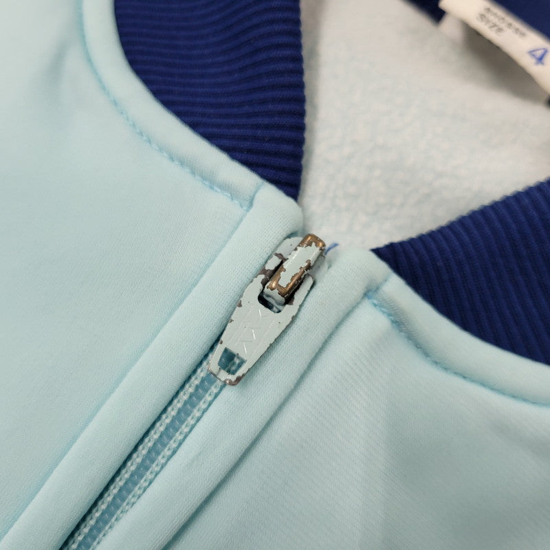 【中古品】【メンズ】 OLD ADIDAS オールド アディダス ADA-04F 西ドイツ製 デサント期 ATP TRACK JACKET トラック ジャケット アウター 146-260617-kh-15-izu サイズ:4 カラー:ライトブルー×ブルー 万代Net店