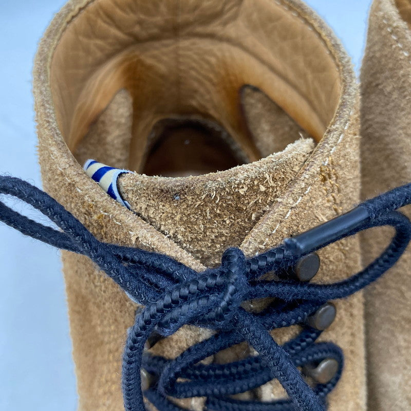 【中古品】【メンズ】 VISVIM ビズビム VIRGIL BUS 09IER BOOTS-FOLK SUEDE ヴァージル ブリゲイディア ブーツ フォーク スウェード シューズ 靴 164-260618-cs-04-izu サイズ:US 09 カラー:ブラウン 万代Net店