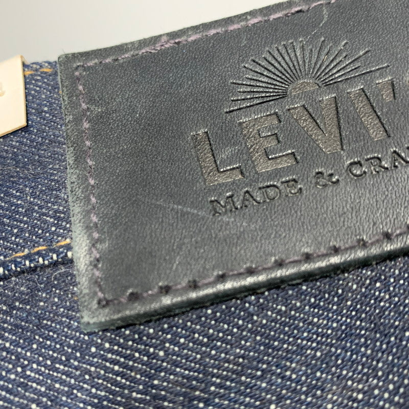【中古美品】【メンズ】 LEVI'S MADE & CRAFTED リーバイス メイドアンドクラフテッド RAIL STRAIGHT DENIM PANTS PC9-26468-0008 ストレート デニムパンツ ジーンズ 158-260629-as-21-izu サイズ:28×32 カラー:インディゴ 万代Net店