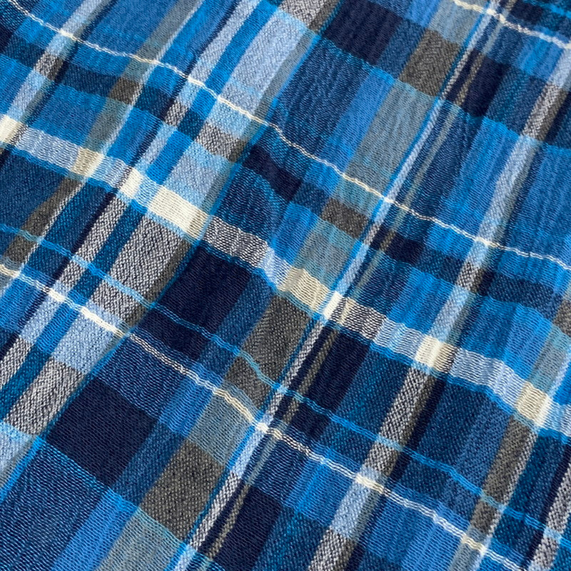 【中古品】【メンズ】 patagonia パタゴニア ORGANIC COTTON A/C SHIRT 52921SP13 オーガニックコットン シャツ 半袖 チェック 144-260701-as-05-izu サイズ:M カラー:ブルー系 万代Net店