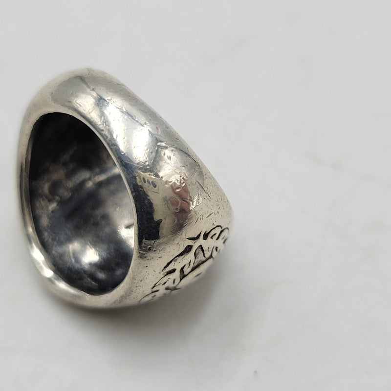 【中古品】【メンズ/レディース】 OLD STUSSY オールドステューシー SLVER シルバー 90-00S CLOWN LOGO COLLEGE RING クラウン ロゴ カレッジ リング アクセサリー 192-260625-ya-24-izu カラー:シルバー 万代Net店