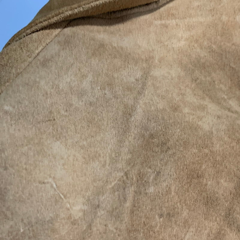 【中古品】【メンズ】 YEARBOOK SUEDE FRINGE SHORT JACKET スエード フリンジ ショートジャケット 146-260701-as-08-izu サイズ:L カラー:ブラウン 万代Net店