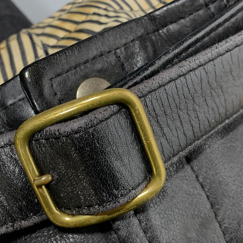 【中古品】【メンズ】 KUSHITANI クシタニ COW LEATHER RIDERS PANTS カウレザー ライダースパンツ 157-260629-as-01-izu サイズ:L カラー:ブラック 万代Net店