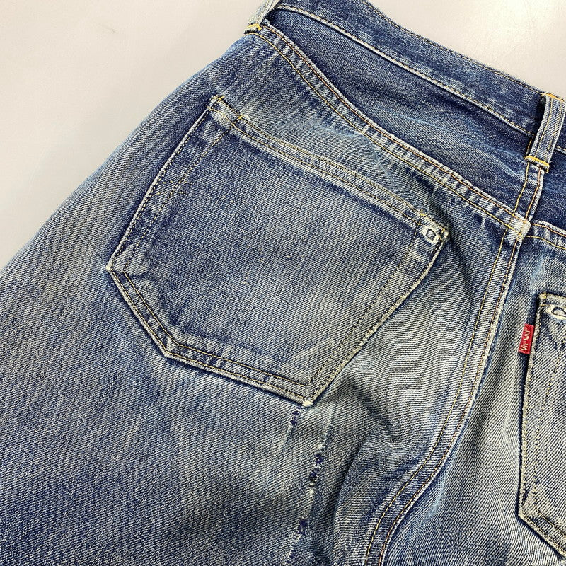【現状渡し品】【メンズ】 LEVI'S リーバイス 44501-0022 刻印555 USA製 大戦MODEL復刻 BIG E 501XX ビッグE デニム パンツ ボトムス 157-260703-kh-01-izu サイズ:30×36 カラー:インディゴ 万代Net店