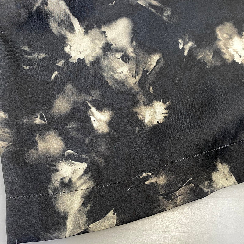 【中古品】【メンズ】 JUHA ユハ 10230704-1 FLORAL SS SHIRT フローラル ショートスリーブ シャツ トップス 140-260703-kh-07-izu サイズ:3 カラー:ブラック×ホワイト系 万代Net店