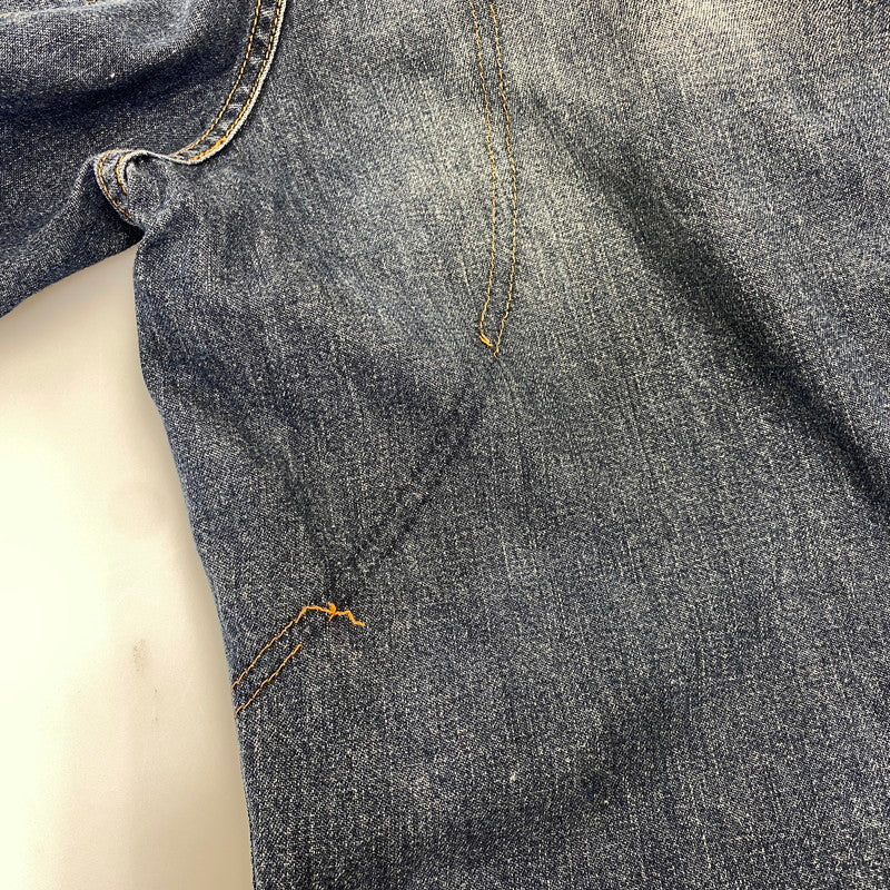 【中古品】【メンズ】 OLD STUSSY オールドステューシー WORK GEAR ワークギア 90S DENIM CARGO HALF PANTS デニム カーゴ ハーフ パンツ ボトムス 153-260709-ya-05-izu サイズ:32 カラー:インディゴ 万代Net店