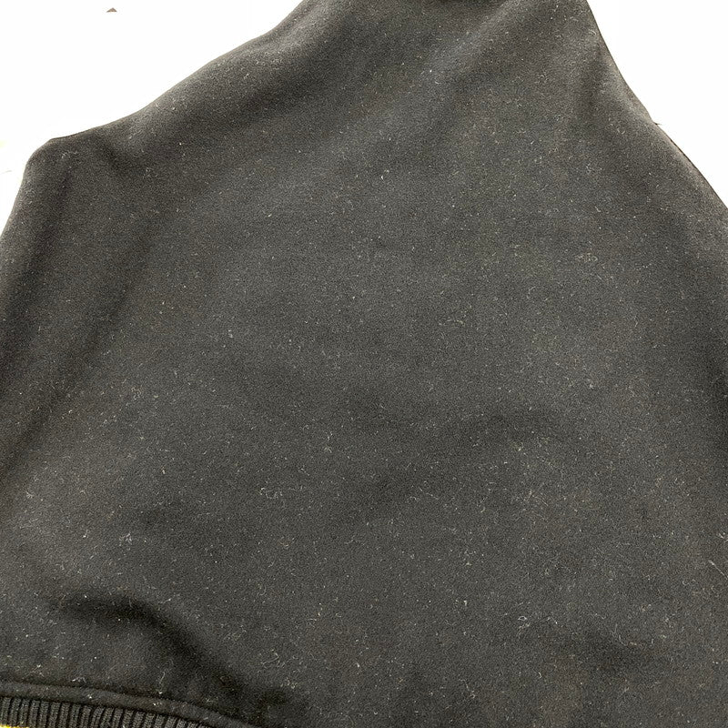 【中古品】【メンズ】 NITRAID ナイトレイド NR011-HJ07 MELTON STADIUM JUMPER メルトン スタジアム ジャンパー アウター 142-260710-cs-10-izu サイズ:2XL カラー:ブラック×ホワイト 万代Net店