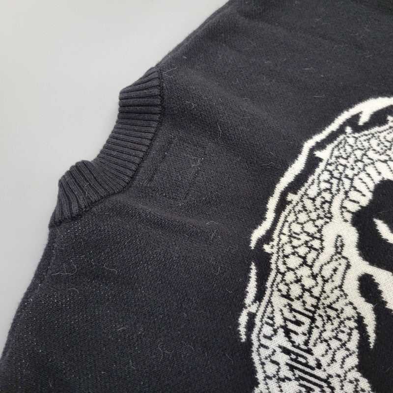 【中古品】【メンズ】 HUF ハフ TWIN DRAGON CARDIGAN KN00466 ツイン ドラゴン カーディガン 142-260713-as-06-izu サイズ:XL カラー:ブラック 万代Net店