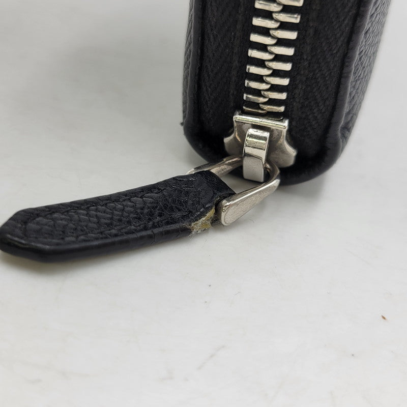 【中古品】【メンズ/レディース】 BVLGARI ブルガリ ブルガリマン ラウンドファスナー ロングウォレット 長財布 200-260718-as-19-izu カラー:ブラック 万代Net店