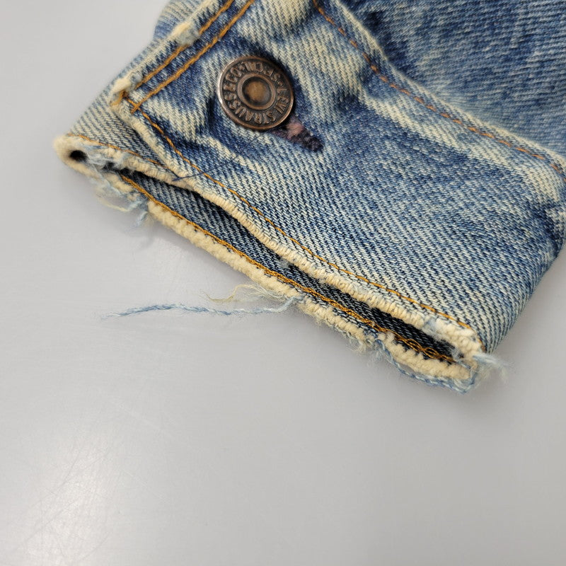 【中古品】【メンズ】 Levi's リーバイス SMALL-E DENIM TRUCKER JACKET 70706-0216 デニムトラッカージャケット 不均等V 146-260718-as-11-izu サイズ:20 カラー:インディゴ 万代Net店