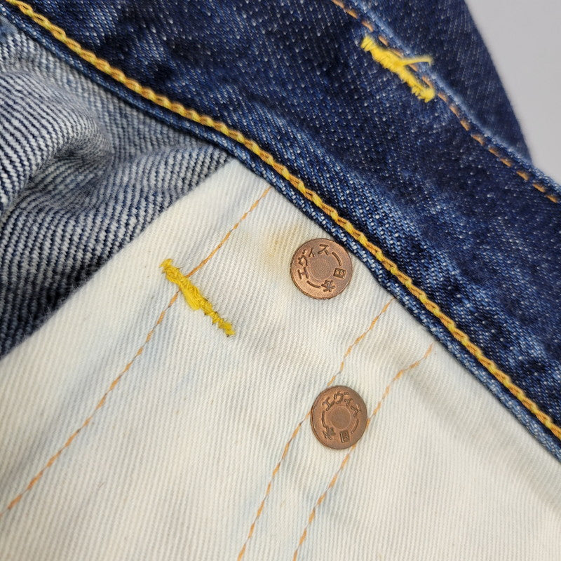 【中古品】【メンズ】 EVISU エヴィス DENIM PANTS LOT 2000 NO2 デニムパンツ ジーンズ 煌×カモメ 156-260720-as-26-izu サイズ:32×35 カラー:インディゴ 万代Net店
