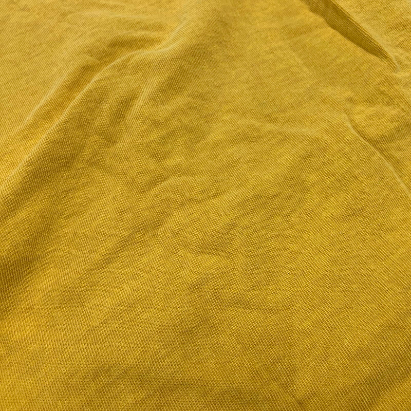 【中古品】【メンズ】 CHALLENGER チャレンジャー PIGMENT C PATCH S/S TEE ピグメント Cパッチ 半袖Tシャツ 142-260803-as-06-izu サイズ:L カラー:イエロー 万代Net店