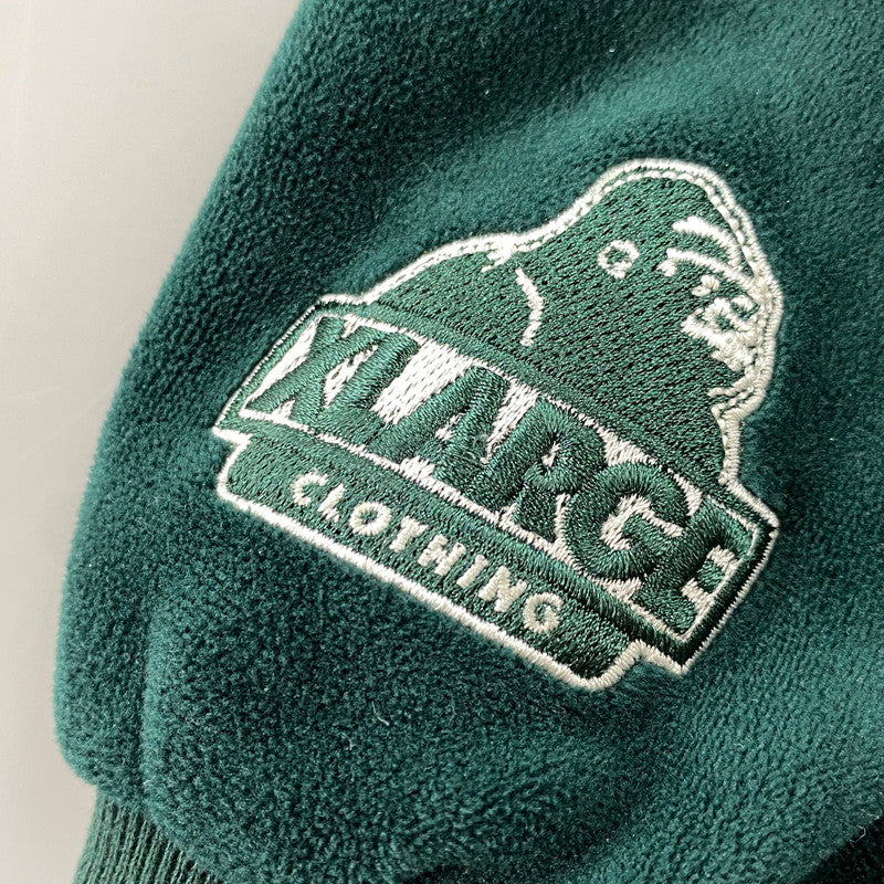 【中古品】【メンズ】 XLARGE×DEXFILMZ エクストララージ デックスフィルムズ 101244021018 VELOUR TRACK JACKET ベロア トラック ジャケット アウター 142-260731-cs-08-izu サイズ:M カラー:グリーン 万代Net店