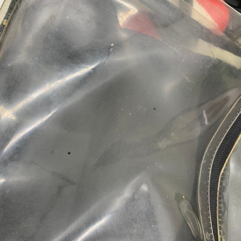 【現状渡し品】【メンズ/レディース】 SPRAYGROUND スプレイグランド DOUBLE CARGO SHARK CLEAR BACKPACK ダブル カーゴ シャーク クリア バックパック カバン 188-260731-yn-06-izu カラー:クリア×ブラック 万代Net店