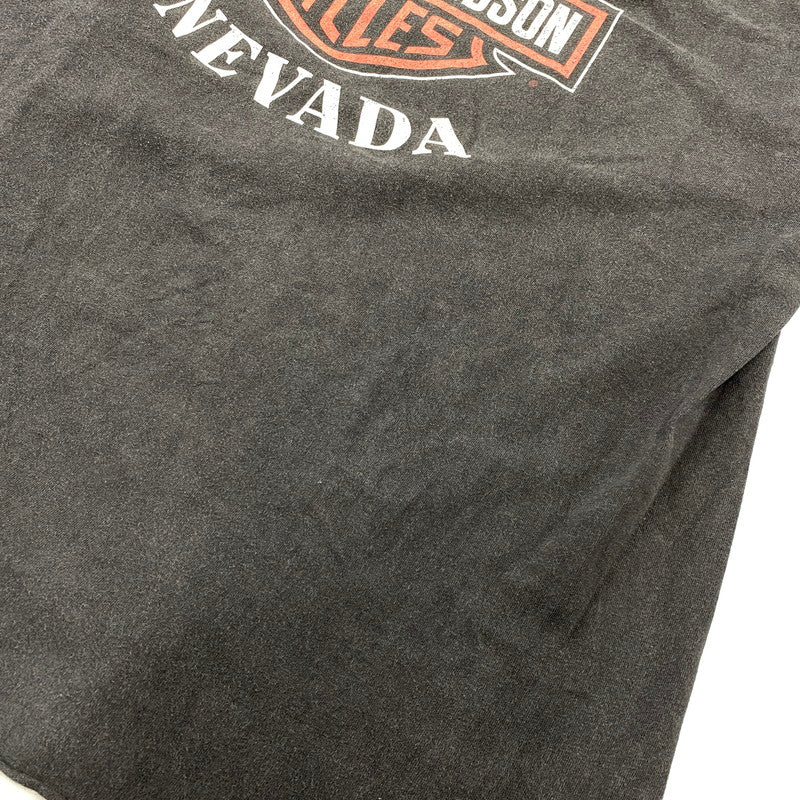 【中古品】【メンズ】 HARLEY DAVIDSON ハーレーダビッドソン LAS VEGAS NEVADA SS TEE c1998 ラスベガス ネバダ 半袖Tシャツ USA製 146-260808-as-11-izu サイズ:XL カラー:ブラック 万代Net店