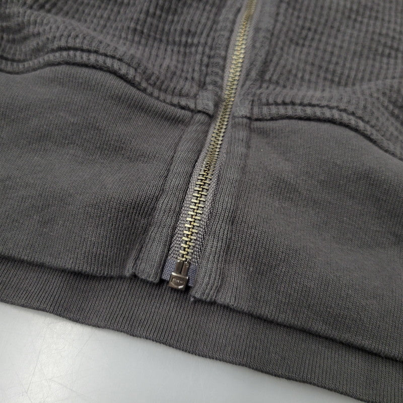 【中古品】【メンズ】 STUSSY ステューシー 26SS LIGHTWEIGHT THERMAL HOODIE 1140410 コットンサーマルフーディ パーカー トップス 142-260805-ay-01-izu サイズ:M カラー:FADED BLACK 万代Net店