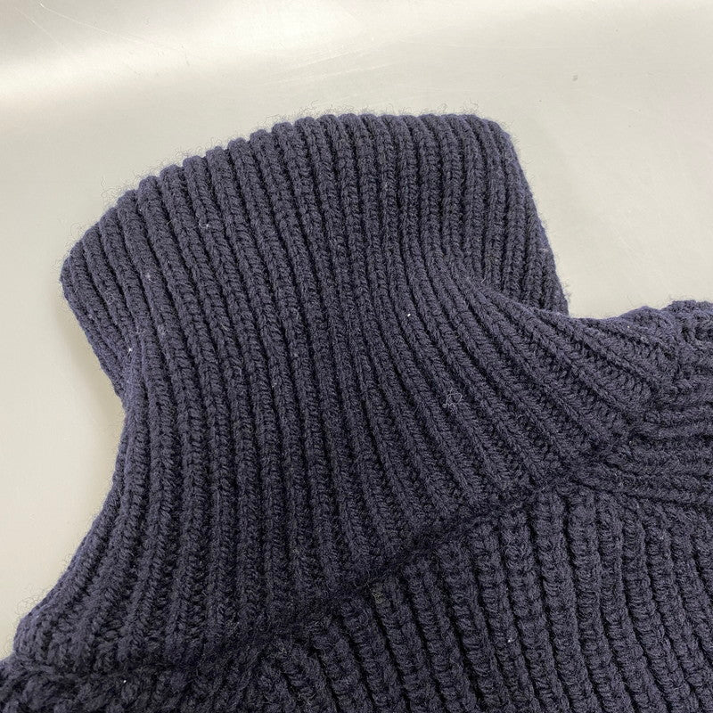【中古品】【メンズ】 DRIS VAN NOTTEN ドリスヴァンノッテン 242-021232-9706-509 24AW MONTY 9706 M.K.SWEATER セーター 141-260805-yn-04-izu サイズ:M カラー:ネイビー 万代Net店