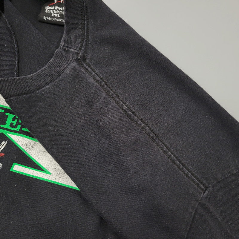 【中古品】【メンズ】 WWE ワールドレスリングエンターテインメント c2002 PROTECTED BY D-GENERATION SS TEE D-ジェネレーション ショートスリーブ Tシャツ トップス 146-260815-kh-03-izu サイズ:2XL カラー:ブラック 万代Net店