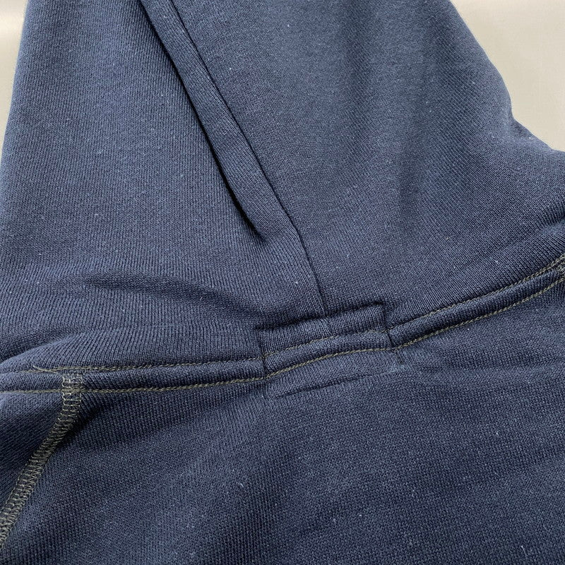 【中古品】【メンズ】 EVISU エヴィス 切替 ZIPUP HOODIE ジップアップ フーディー トップス 長袖 145-260807-ya-02-izu サイズ:42 カラー:ネイビー 万代Net店