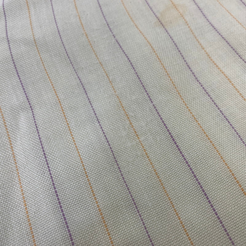 【中古品】【メンズ】 VINTAGE ヴィンテージ 70’S PERMANENT PRESS STRIPE L S SHIRT パーマネント プレス ストライプ ロングスリーブ シャツ 長袖 トップス 146-260820-yn-03-izu サイズ:41 カラー:イエロー 万代Net店